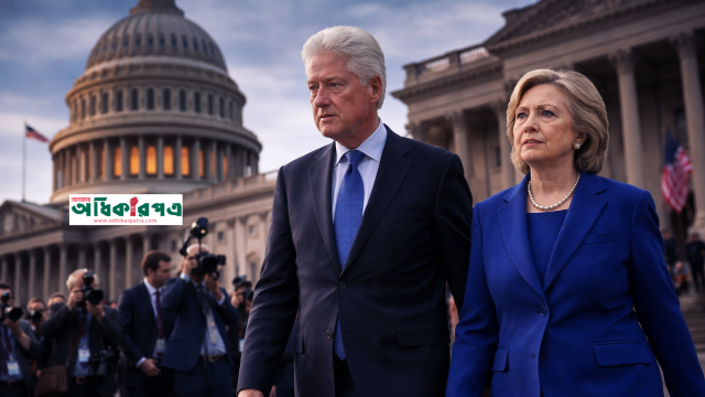 এপস্টাইন ফাইলস ও ক্লিনটন দম্পতি: আদালত অবমাননার ভোটের মুখে নতুন তথ্য ফাঁস